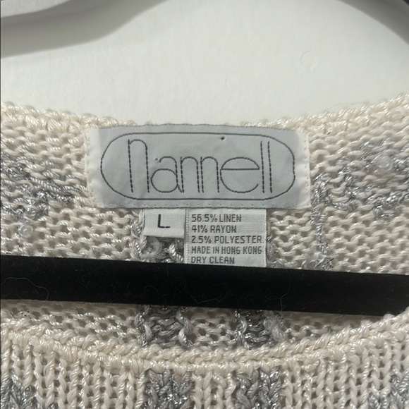 EUC VINTAGE BEDAZZLED nannell sweater - Picture 3 of 5